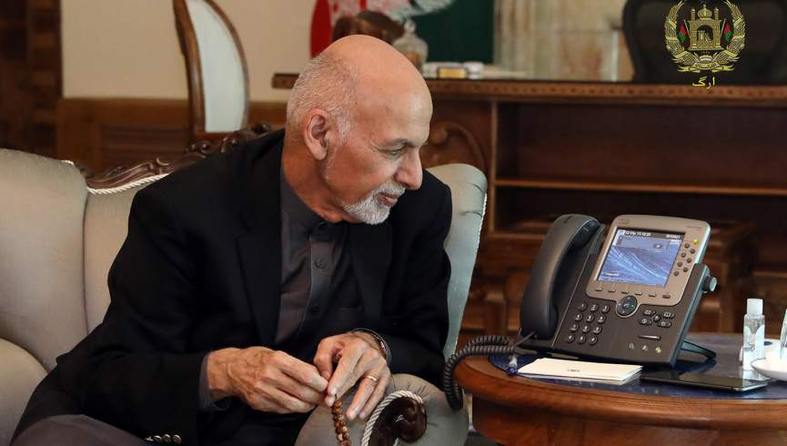 گفتگوی تلفنی اشرف غنی با سرپرست وزارت دفاع آمریکا
