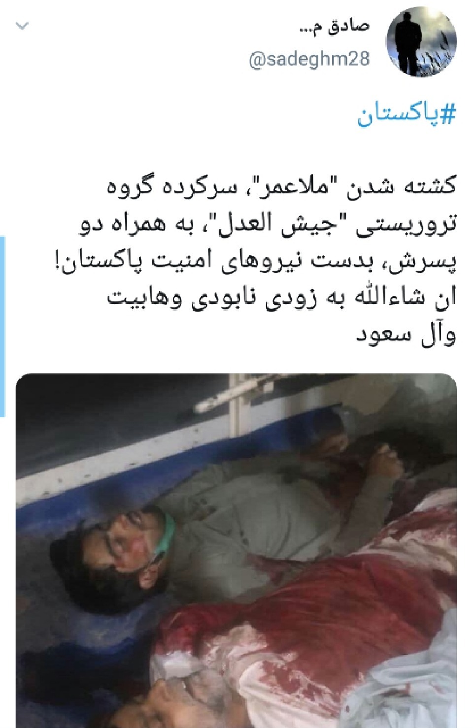 هلاکت سرکرده جیش العدل