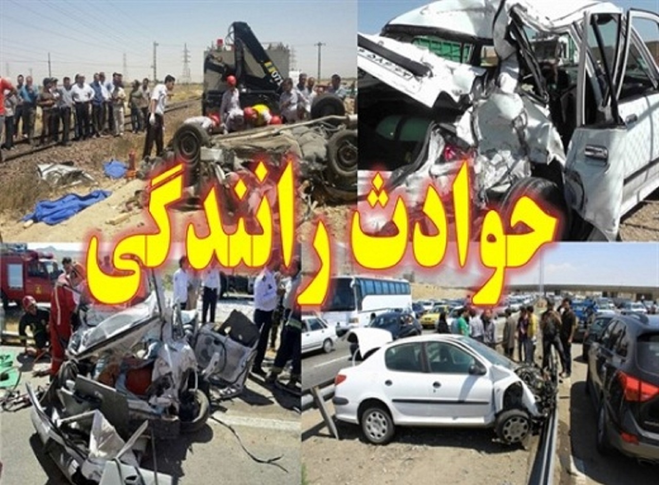 تصادف کامیون‌ها در اتوبان ساوه - تهران به علت خواب آلودگی