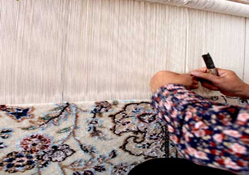 کارگاه فرش دستباف ایرانی