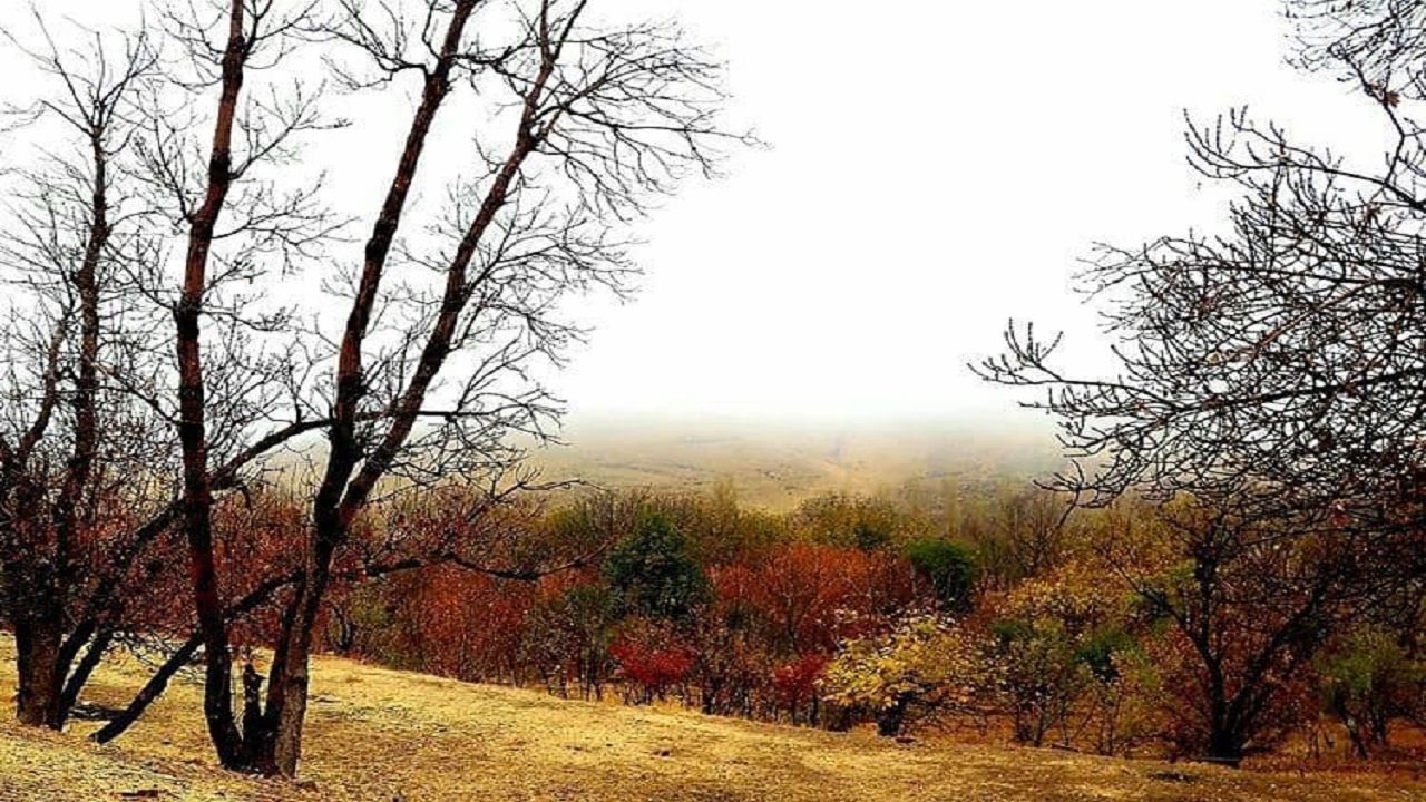 نمایی زیبا از «روستای کرمجگان» در قم +تصاویر