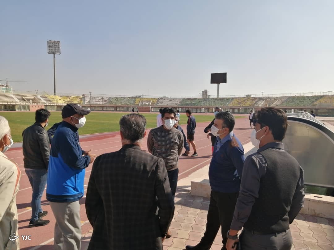 برگزاری تست آمادگی جسمانی داوران فوتبال کرمان با حضور علیرضا سهرابی