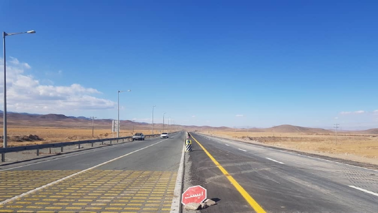 بهره برداری از ۳ کیلومتر از باند دوم محور بیرجند -نهبندان