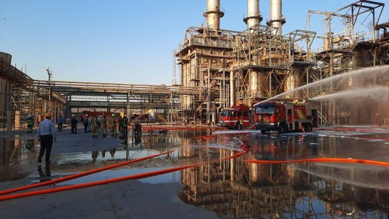 آتش سوزی در رپچر یکی از خطوط حامل هیدروژن پتروشیمی اتفاق افتاد