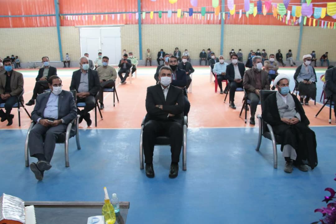 افتتاح سالن ورزشی شریف آباد بخش رفسنجان