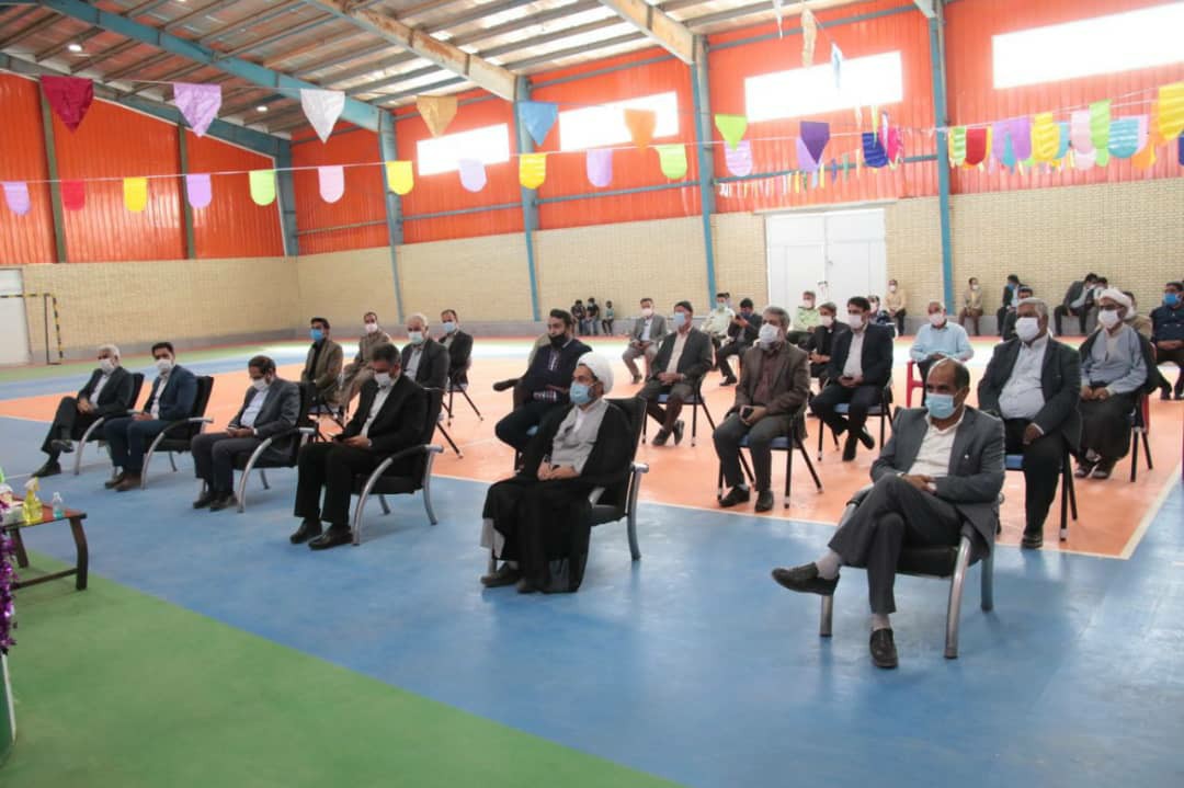 افتتاح سالن ورزشی شریف آباد بخش رفسنجان