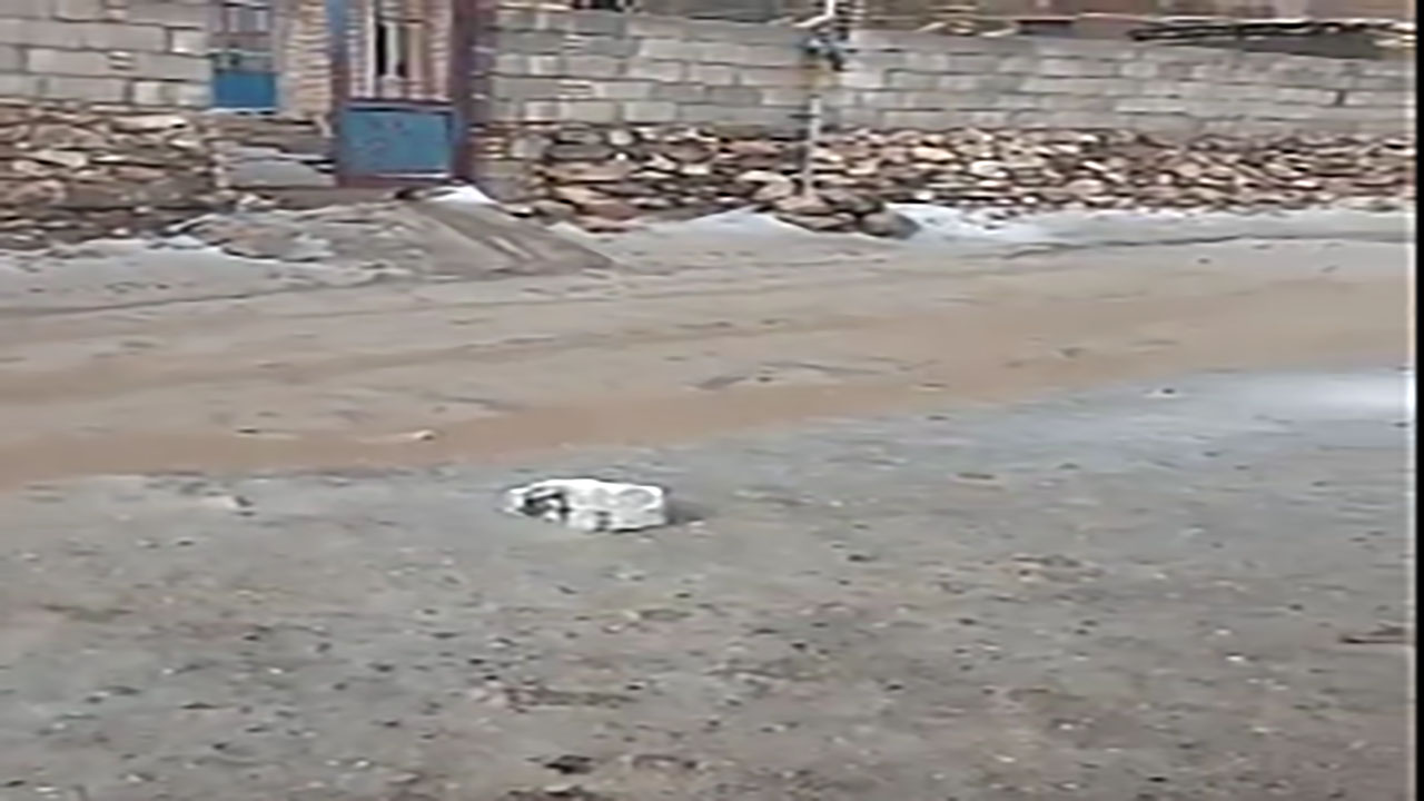نگاهی به وضعیت نامناسب معابر در روستای آبیاریک + فیلم