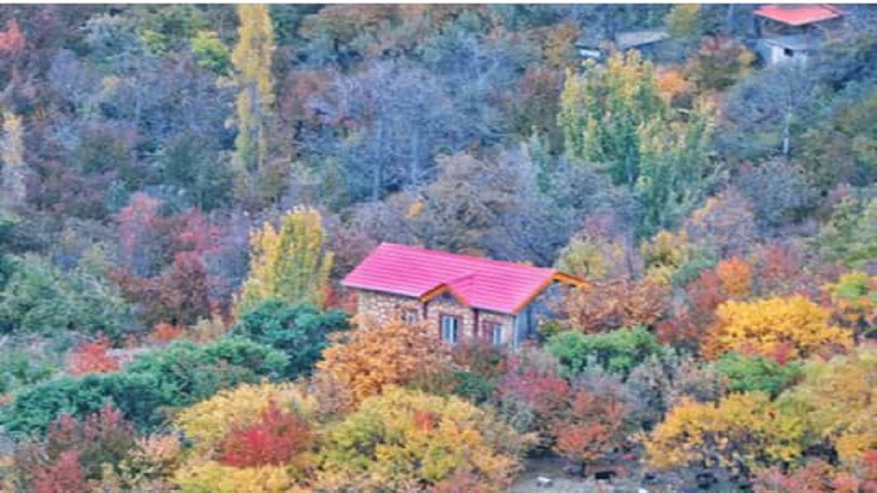 جادوی هزار رنگ پاییز در طبیعت روستای دهبار