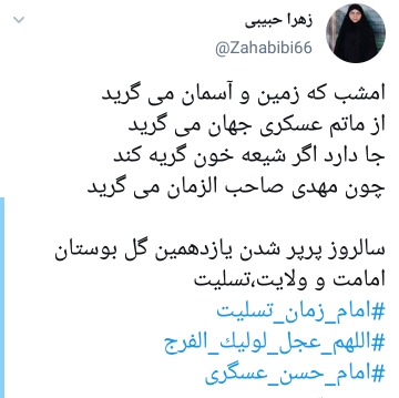 دلنوشته کاربران در سوگ امام حسن عسگری (ع)