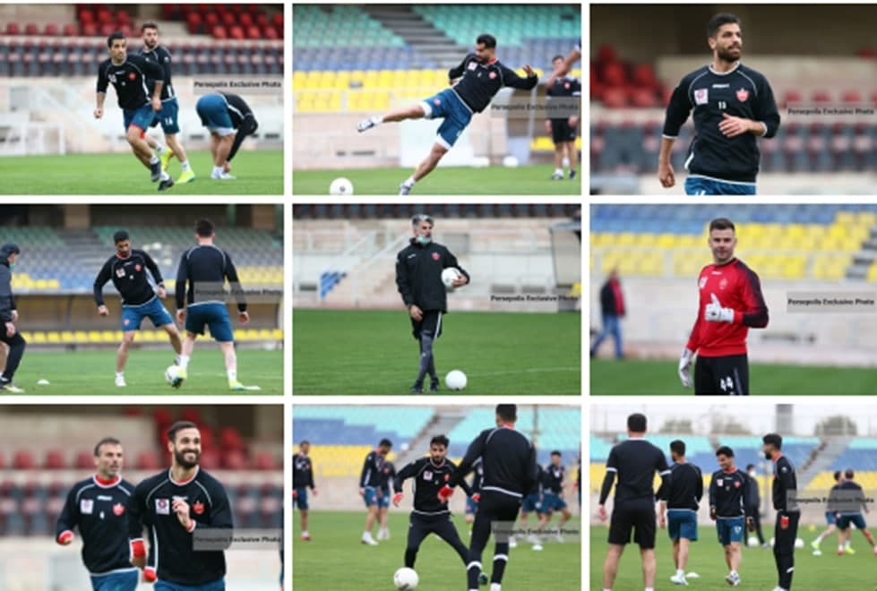 تمرین امروز پرسپولیس تهران