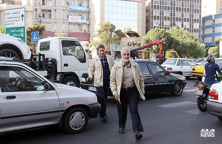 حضور حاج قاسم در خیابان های تهران + عکس