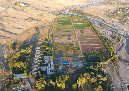 تصویر هوایی روستای ایستا