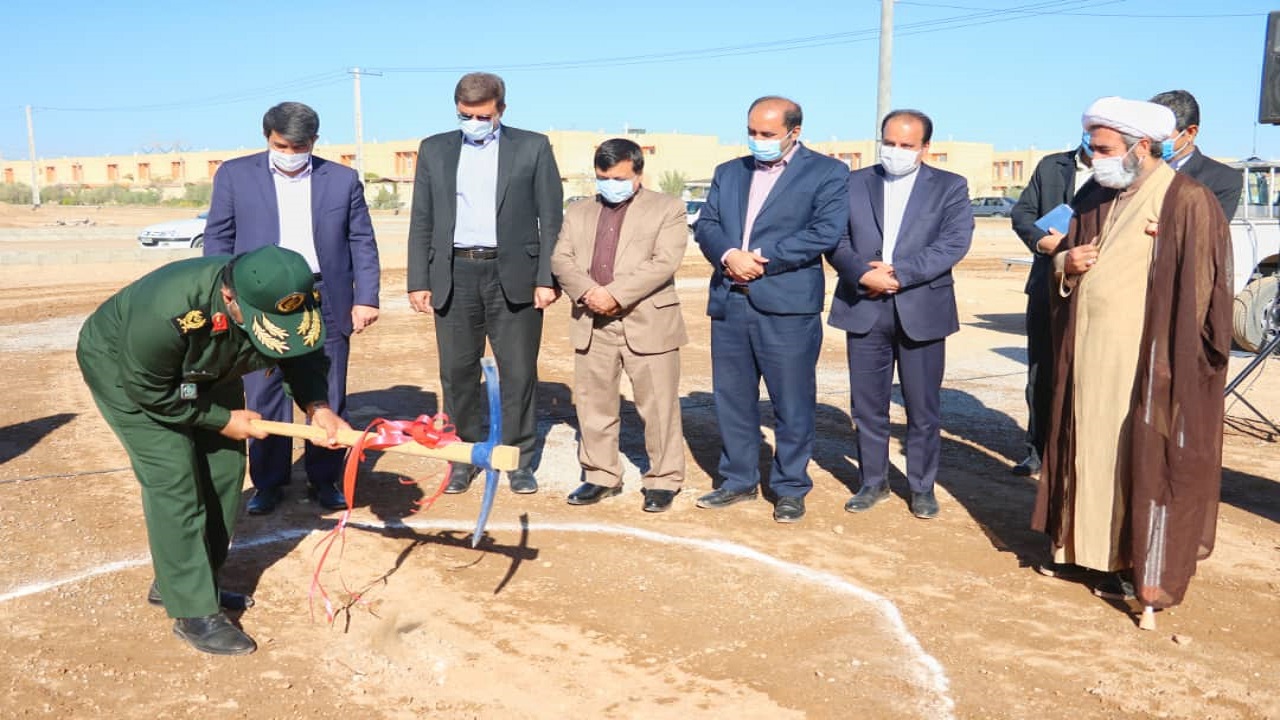 کلنگ احداث ۴۸۰ واحد مسکن ملی در شهر حمیدیا به زمین زده شد