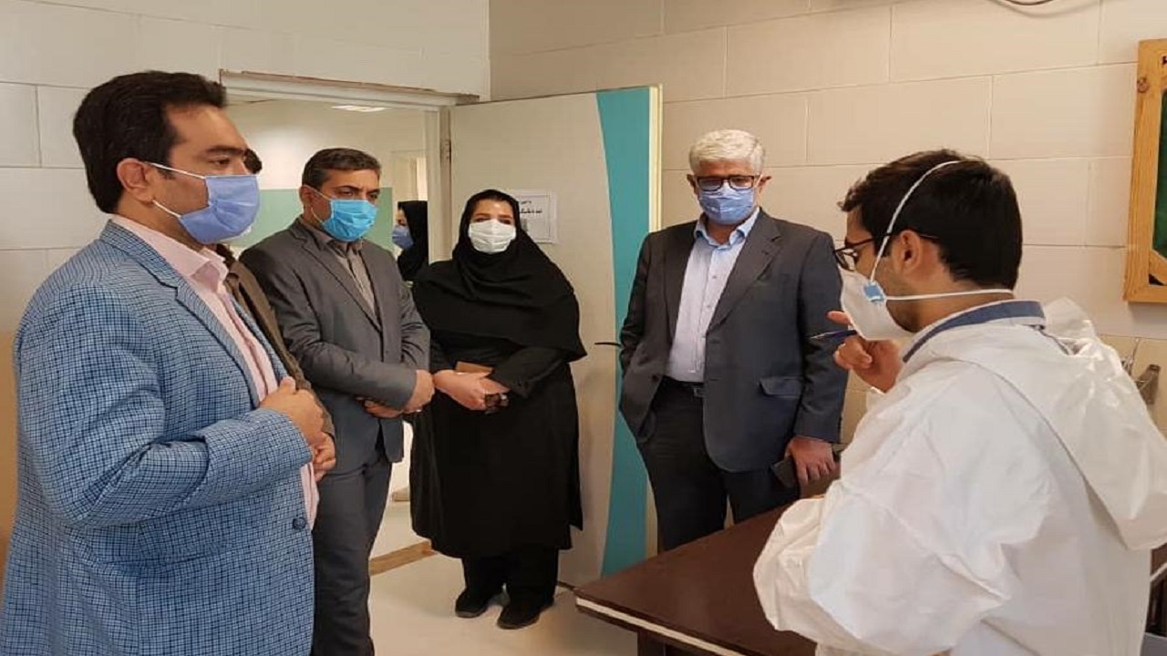 بازدید رئیس دانشکده علوم پزشکی آبادان از بیمارستان حضرت ولیعصر (عج) خرمشهر