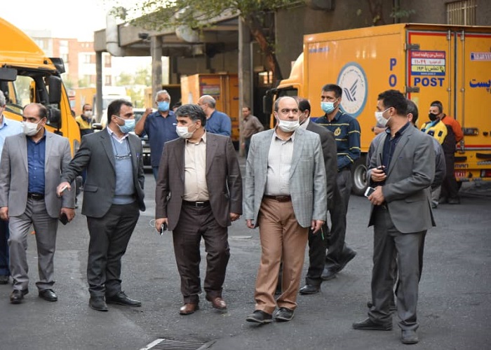 بازدید مدیر عامل شرکت پست از انبار توشه راه آهن كیفیت ارسال مرسولات به كمك شبكه ریلی بهبود یافته است