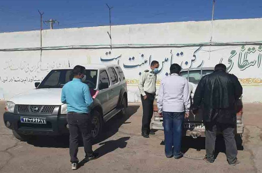 دستگیری سارقان پسته در کرمان