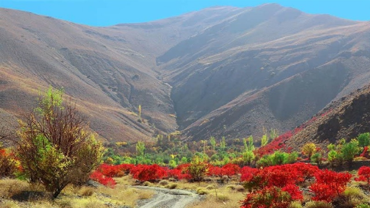 سفر به "مهد سماق ایران" / نقاشی زیبای طبیعت در خانیک گناباد