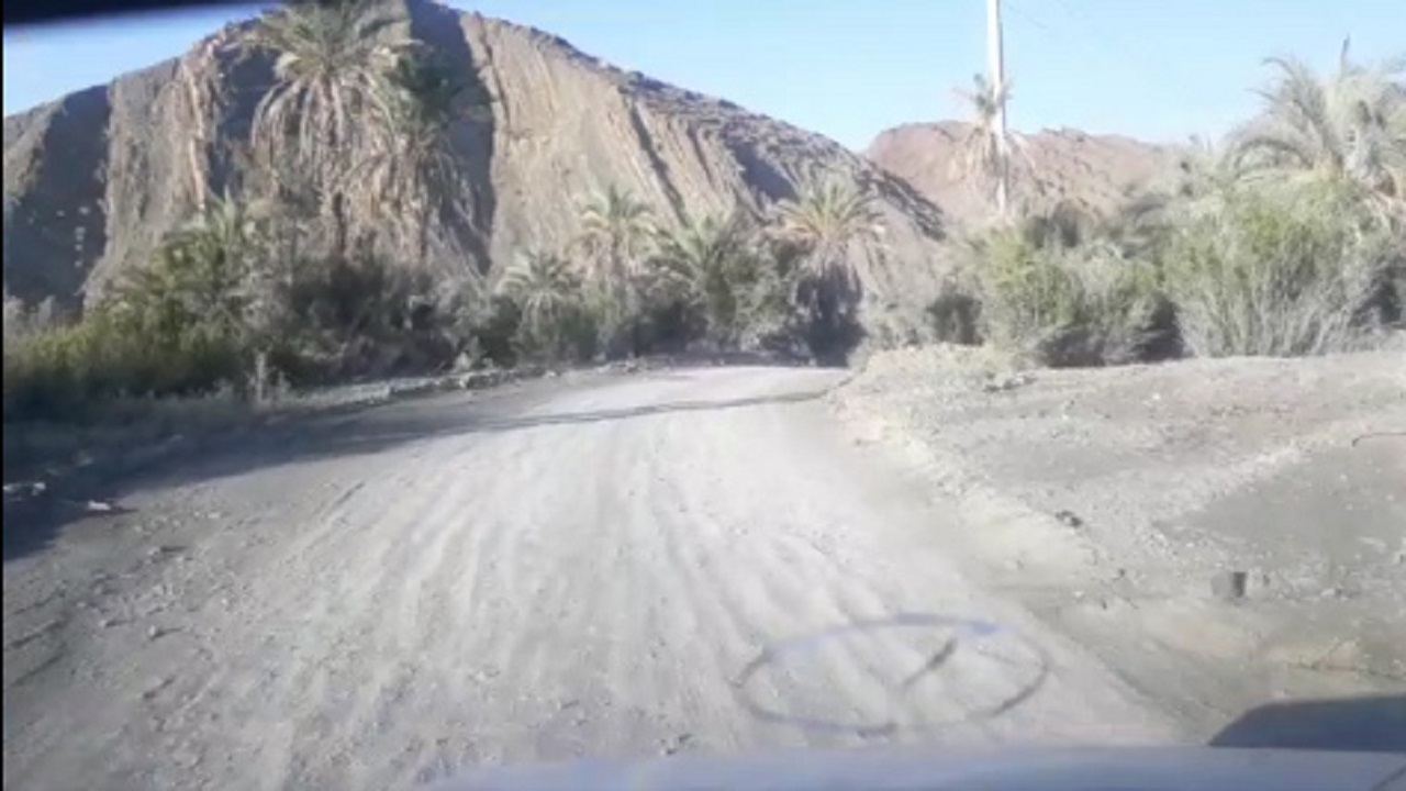 وضع نامناسب محور ملکان به اخران در بشاگرد + فیلم