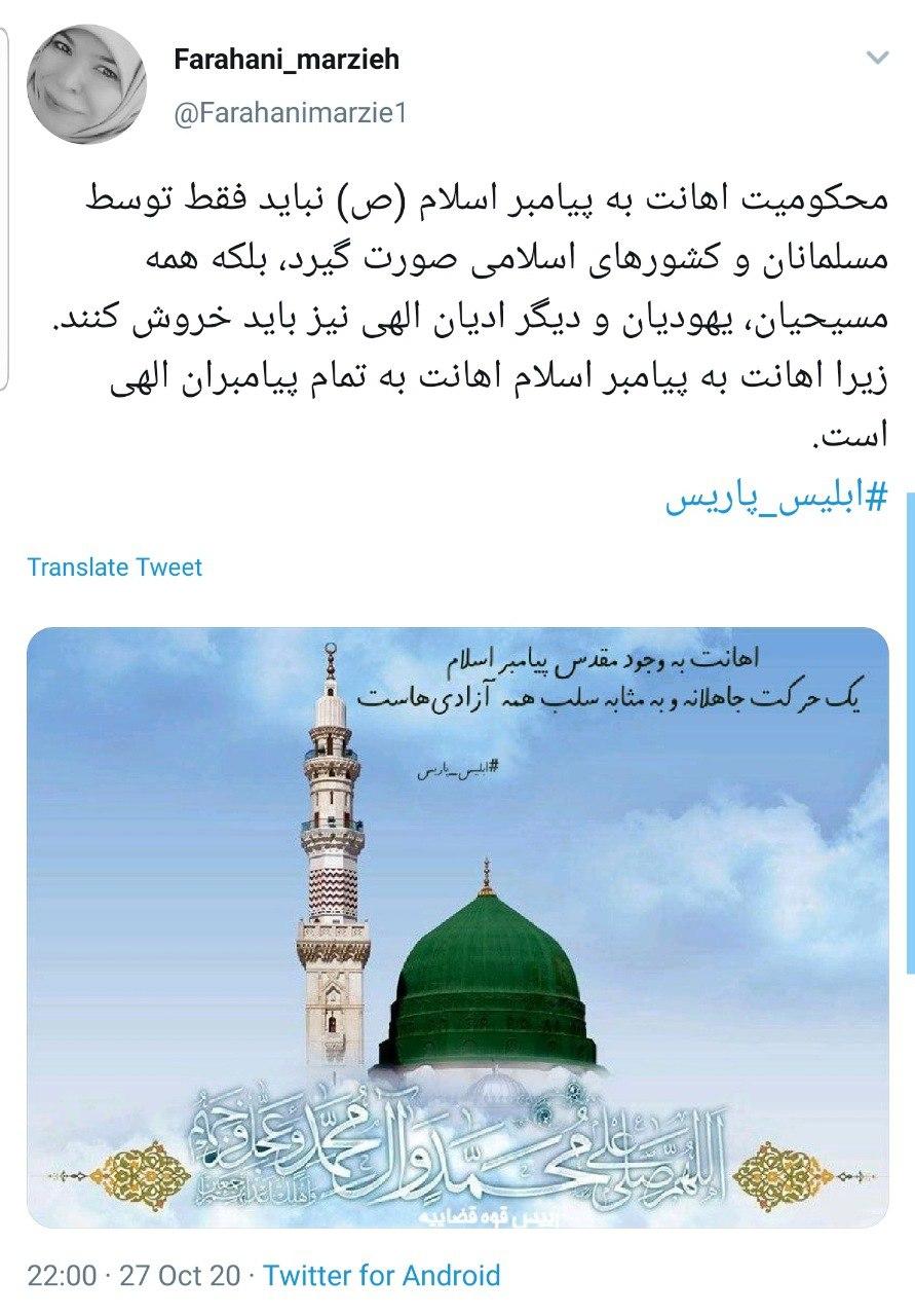 جهان اسلام در انتظار عذرخواهی مکرون خبیث میماند