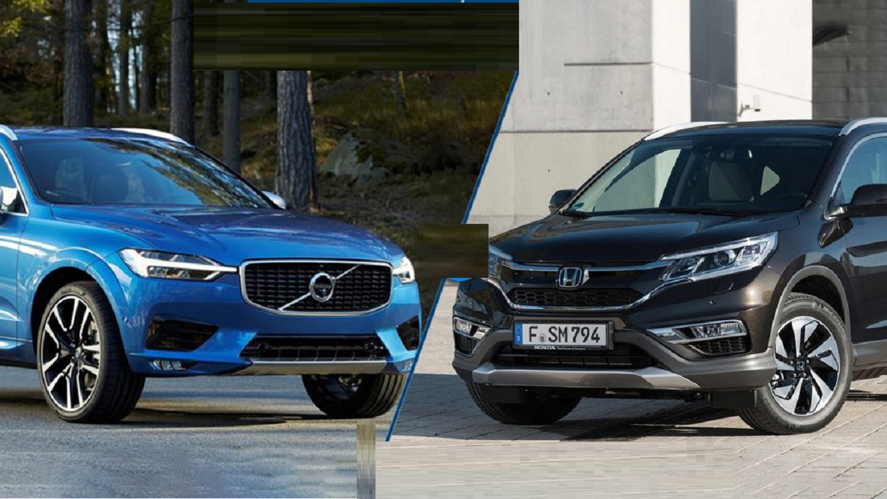 مقایسه هوندا CRV با ولوو XC60 + مشخصات فنی