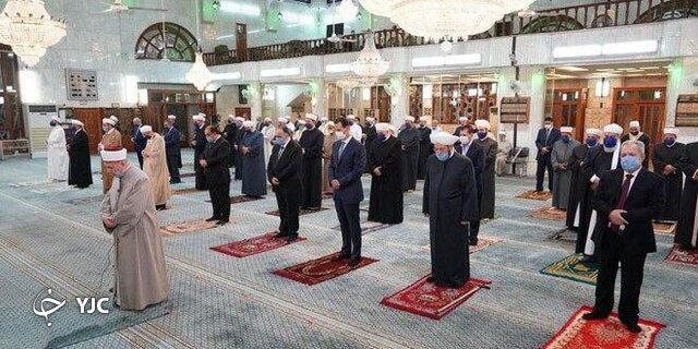 حضور بشار اسد در جشن میلاد پیامبر گرامی اسلام+ تصاویر
