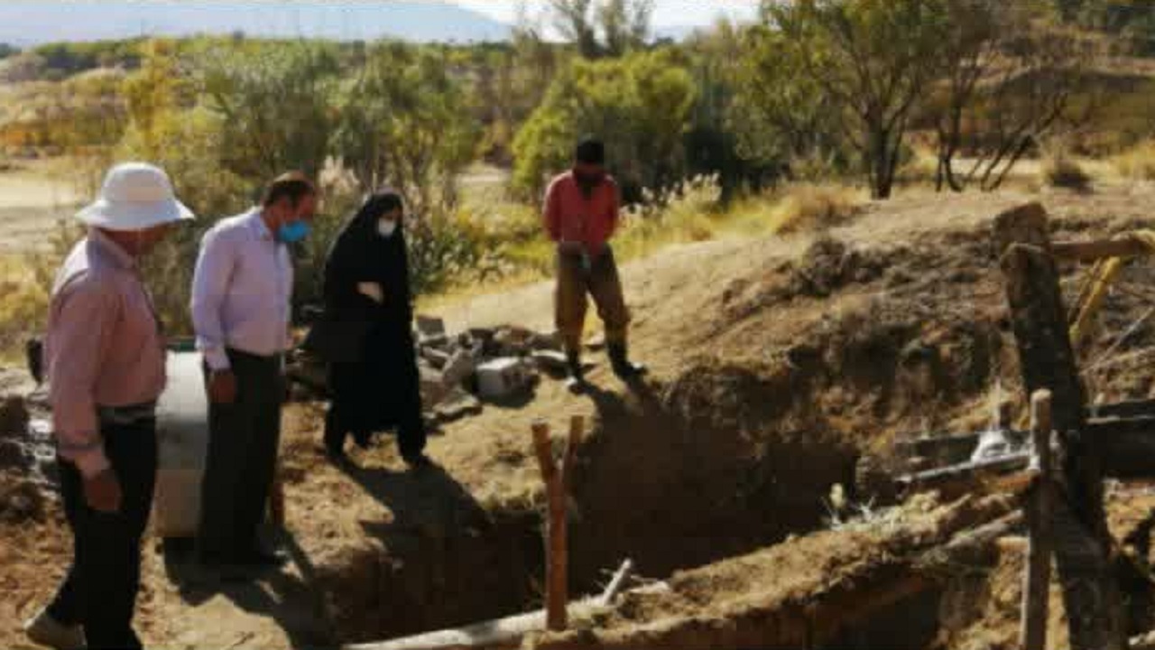 لایروبی ۱۱ رشته قنات در شهرستان سامان