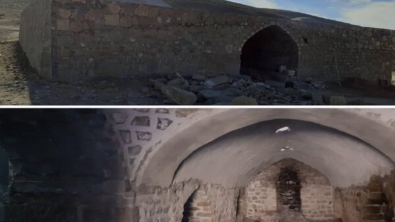 اتمام فاز دوم حفاظت و مرمت کاروانسرای تاریخی «ایری»