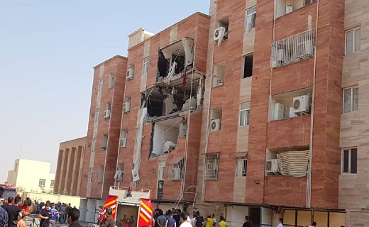 انفجار گاز در منازل مسکن مهر فاز ٧ بندر ماهشهر