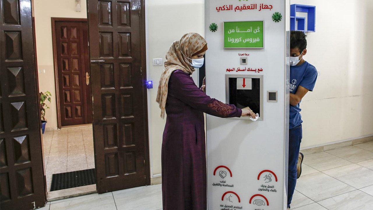 خلاقیت خبرساز بانوی فلسطینی در اوج بحران کرونا