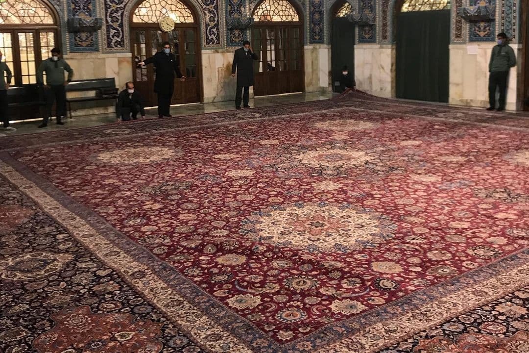 رواق دارالذکر پس از 10 ماه مفروش شد