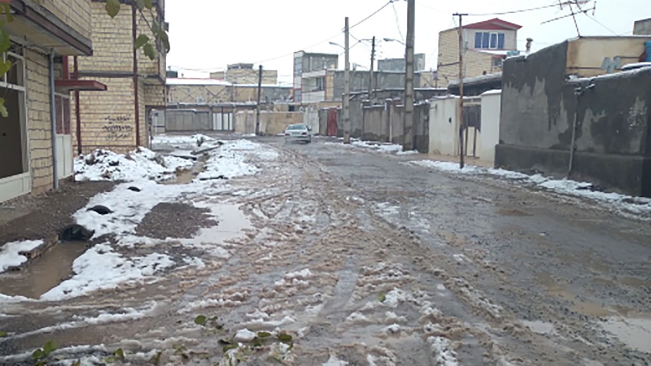 وضع اسفناک معابر کوی فاطمیه بعد از بارندگی + فیلم