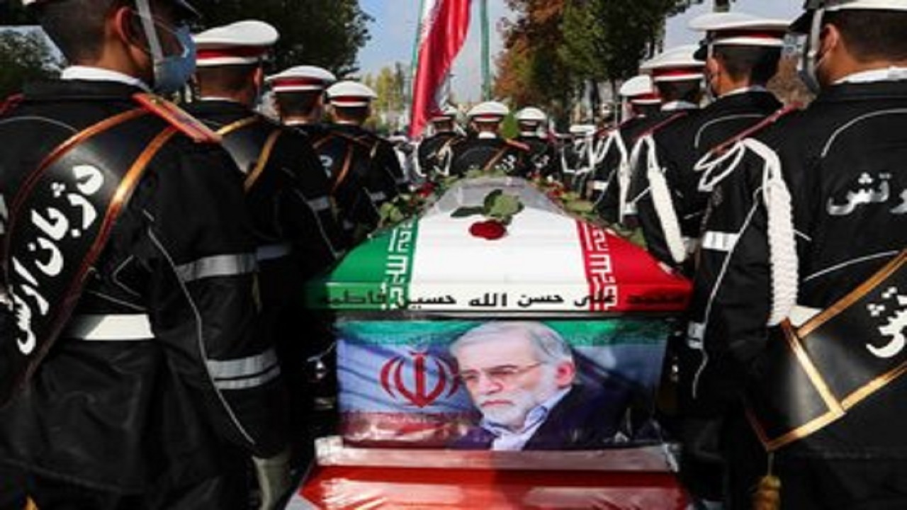 پیکر شهید فخری‌زاده به خاک سپرده شد