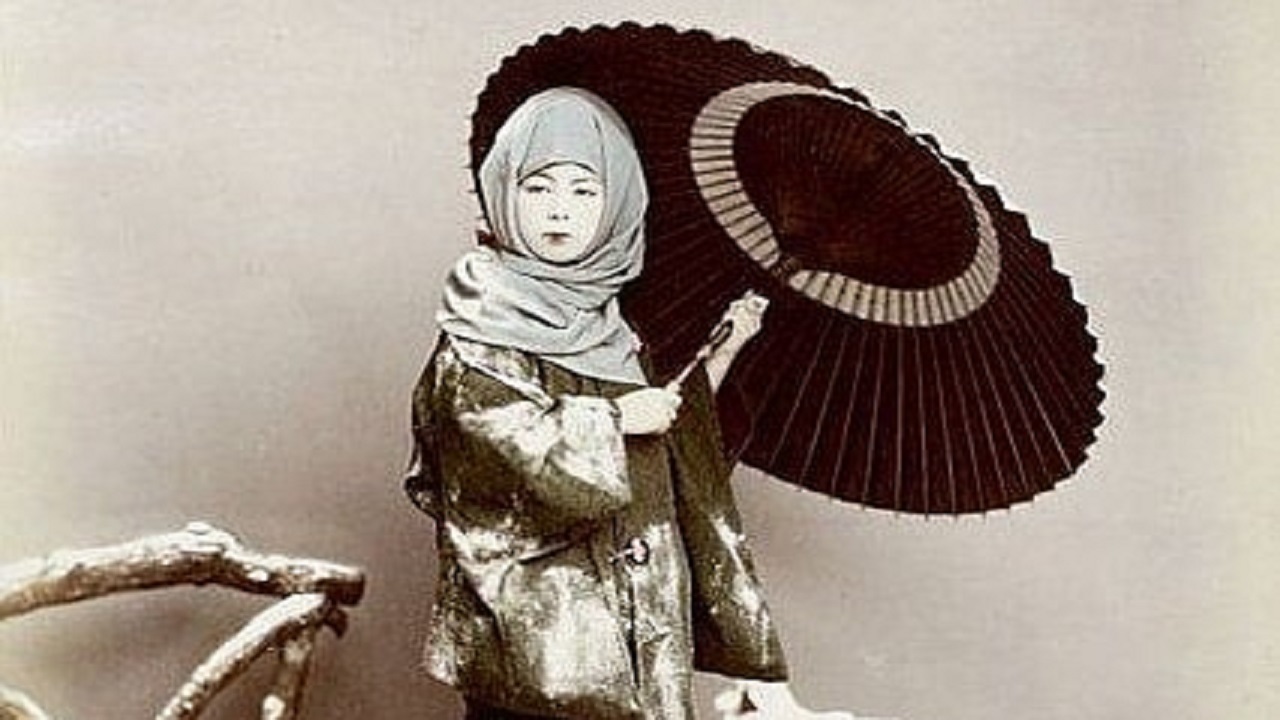 تصاویری دیدنی از حجاب زمستانی زنان ژاپنی