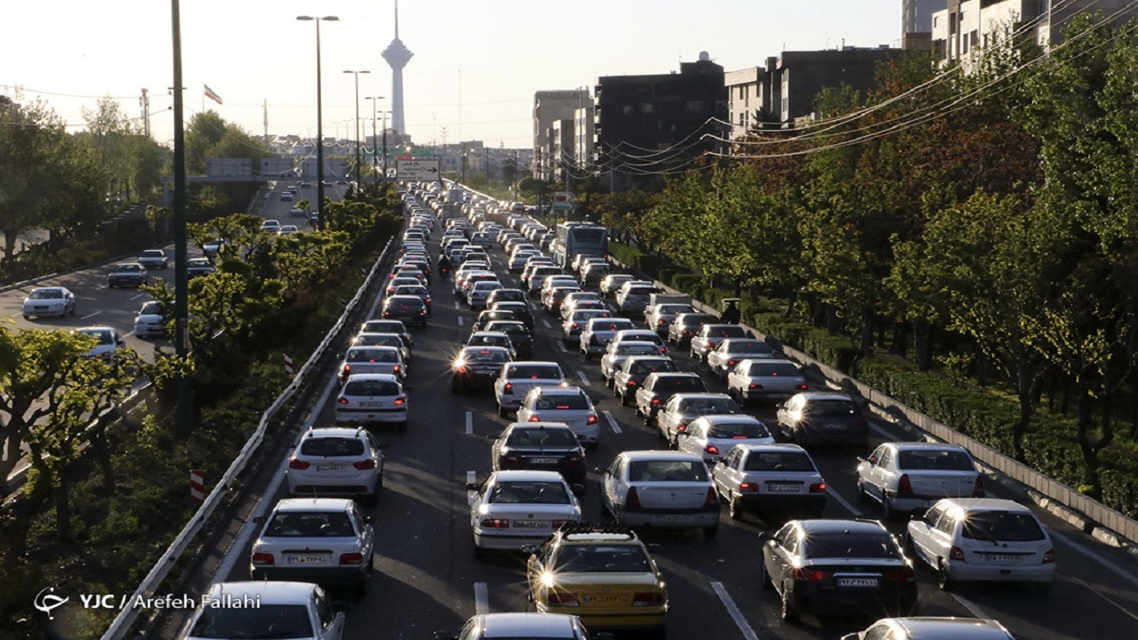 ترافیک صبحگاهی در بزرگراه همت، هاشمی رفسنجانی و نواب