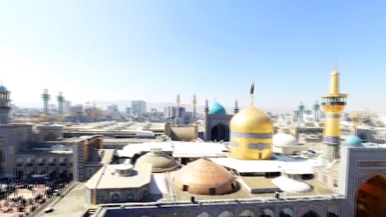 زیارت مجازی حرم امام رضا (ع) توسط کادر درمان + فیلم