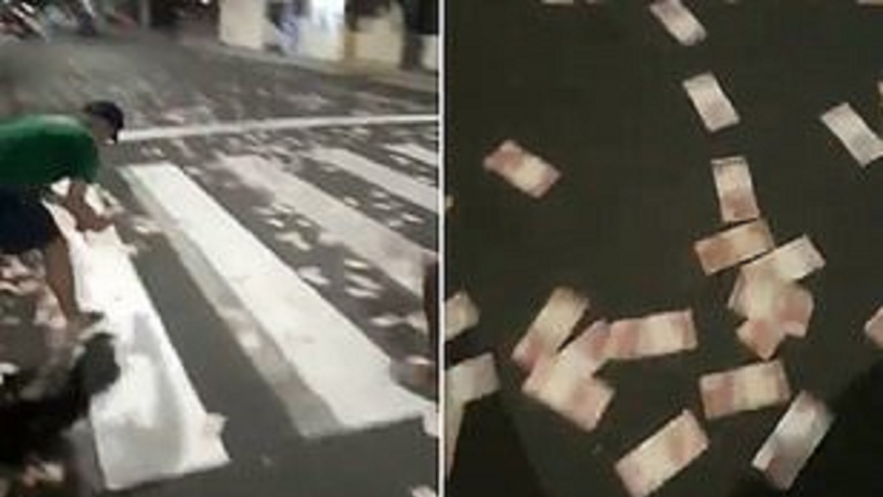 روش عجیب فرار سارقان پس از سرقت بانک!