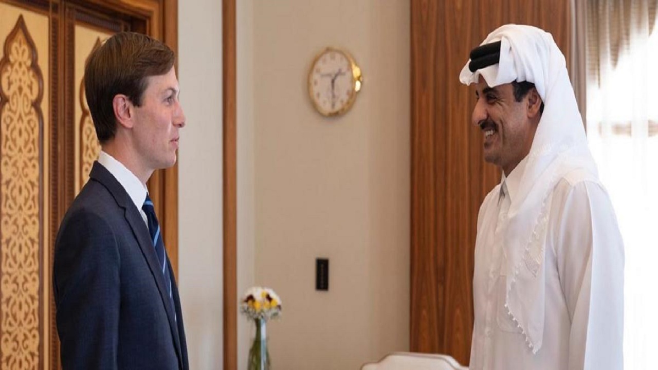 دیدار جرد کوشنر با امیر قطر
