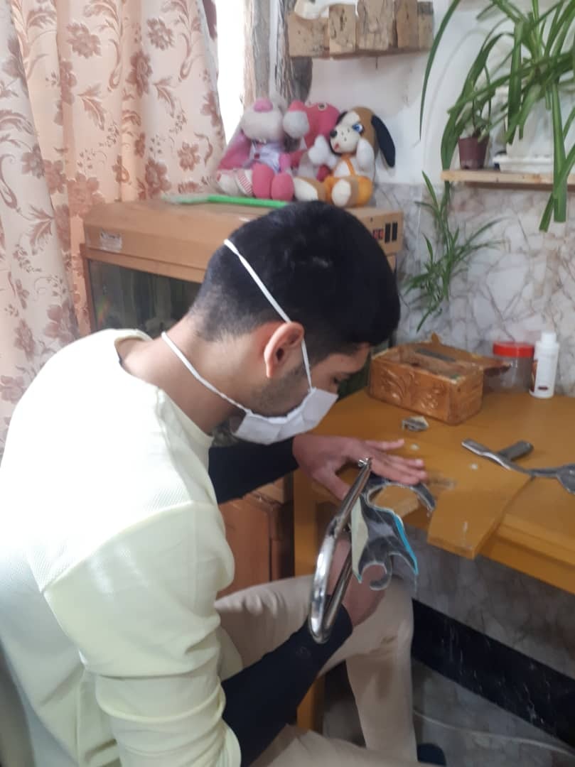 جلوه هایی از توانایی های معلولان دو آسایشگاه مشهد