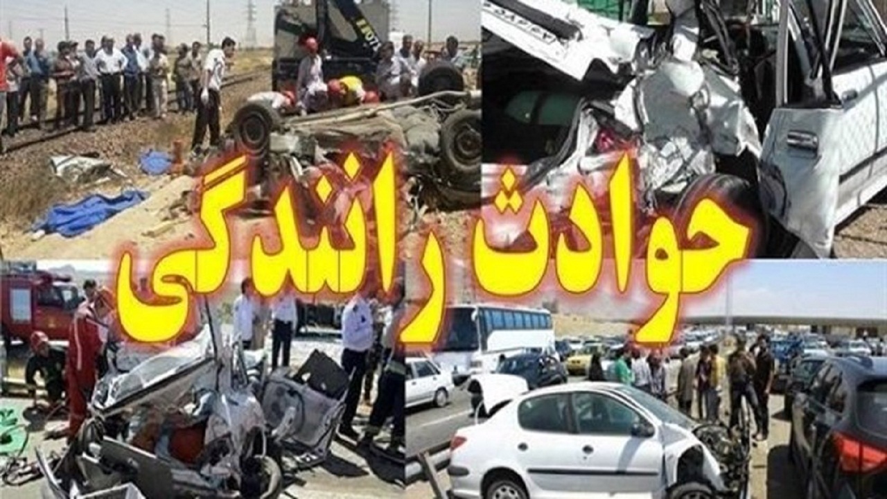 برخورد دو تریلر در گردنه آهوان استان سمنان