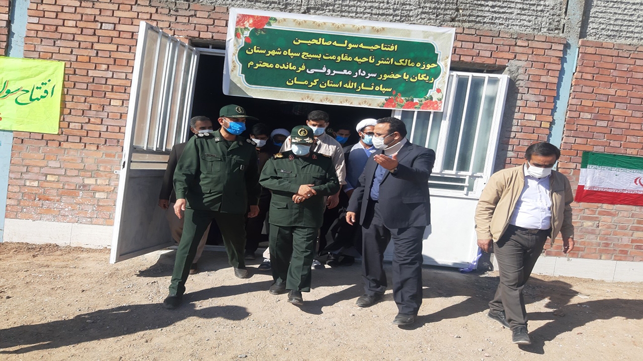 افتتاح  چندین طرح عمرانی در ریگان
