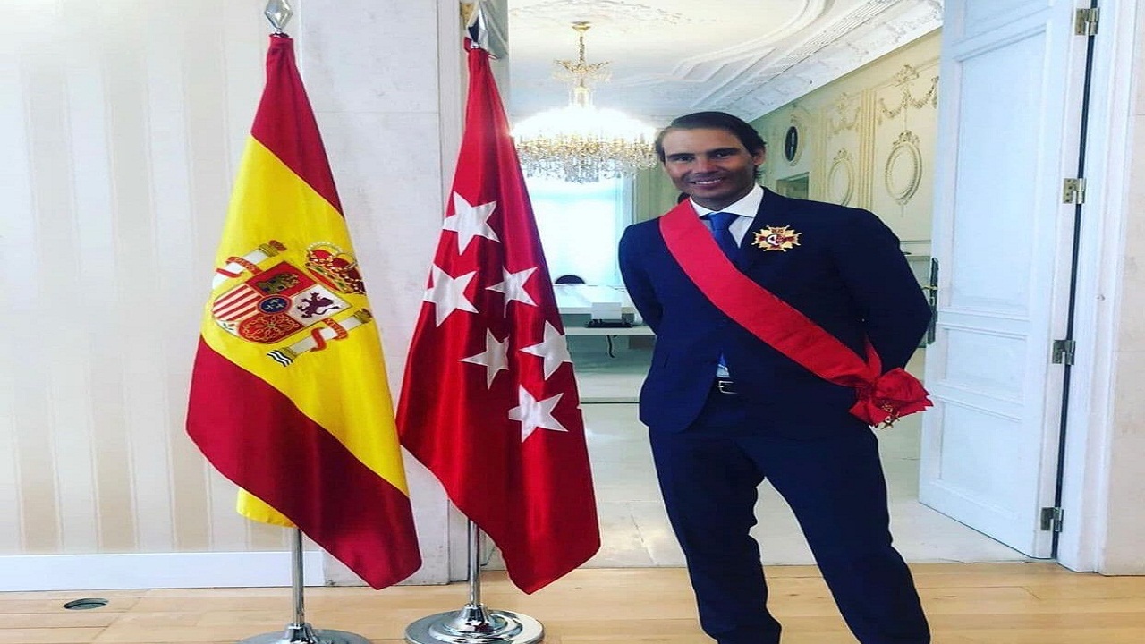 نادال نشان عالی لیاقت در ورزش گرفت