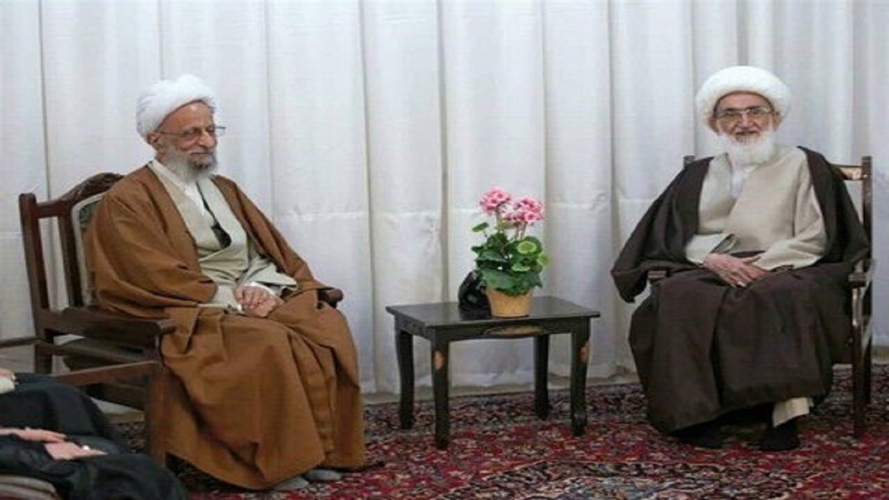 آیت الله نوری همدانی جویای حال آیت الله مصباح یزدی شد