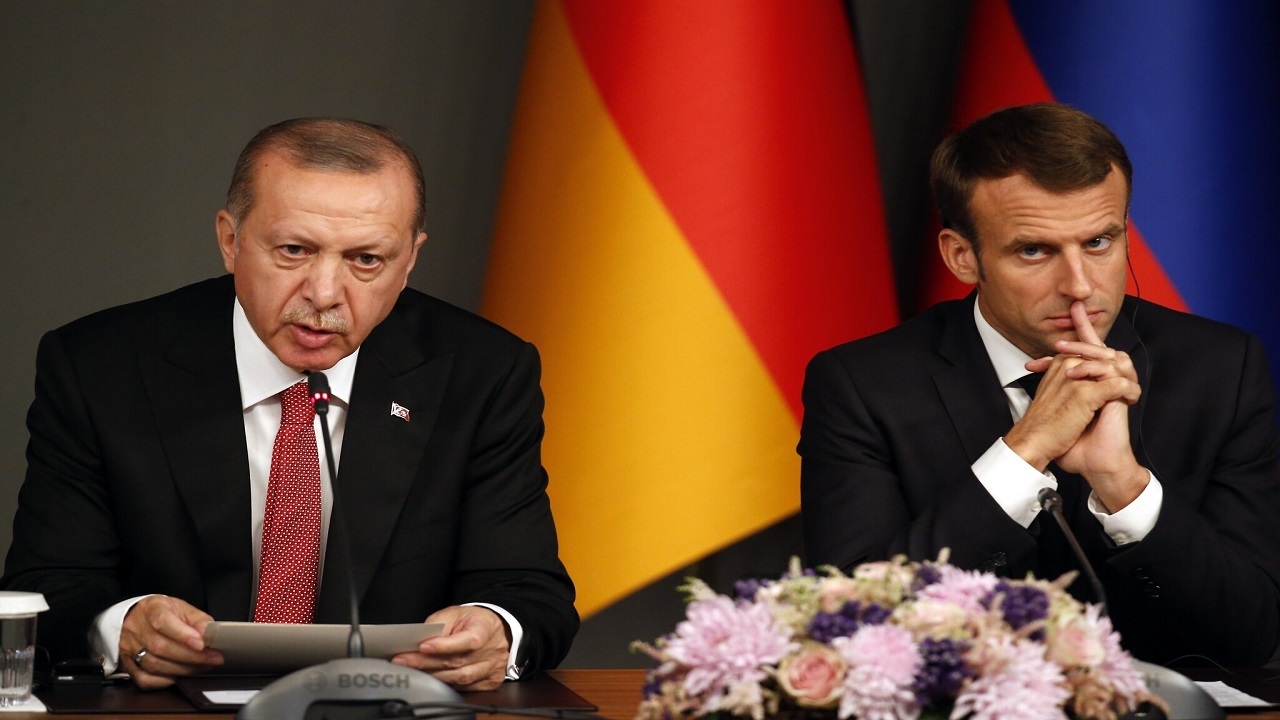 اردوغان: امیدوارم فرانسه هرچه زودتر از شر مکرون رهایی یابد