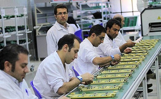 خط تولید کنتورسازی ایران در قزوین
