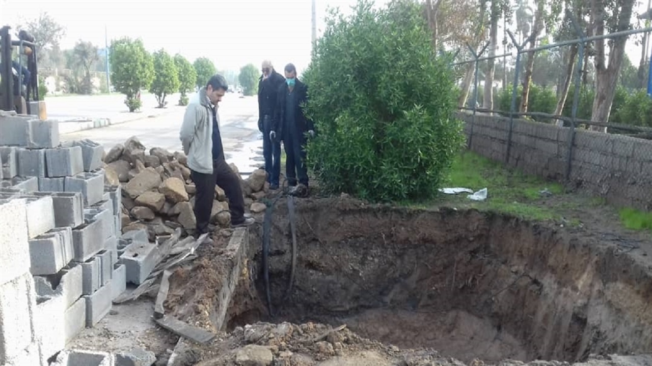 آغاز عملیات احداث سپتیک برای دفع آب‌های سطحی در اهواز