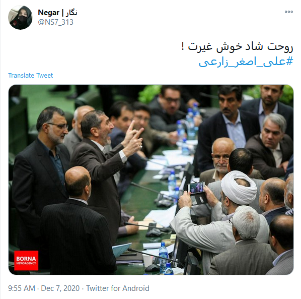 نماد ایستادگی در برابر برجام رفتمردها هم گریه می کنندآن مرد رفت، آن مرد با غیرت رفت