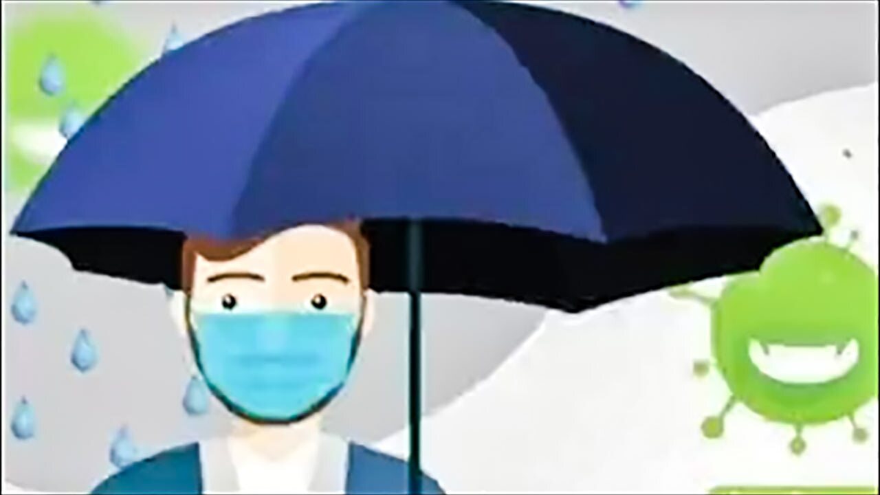 نکات مهم استفاده از ماسک در روزهای بارانی + فیلم