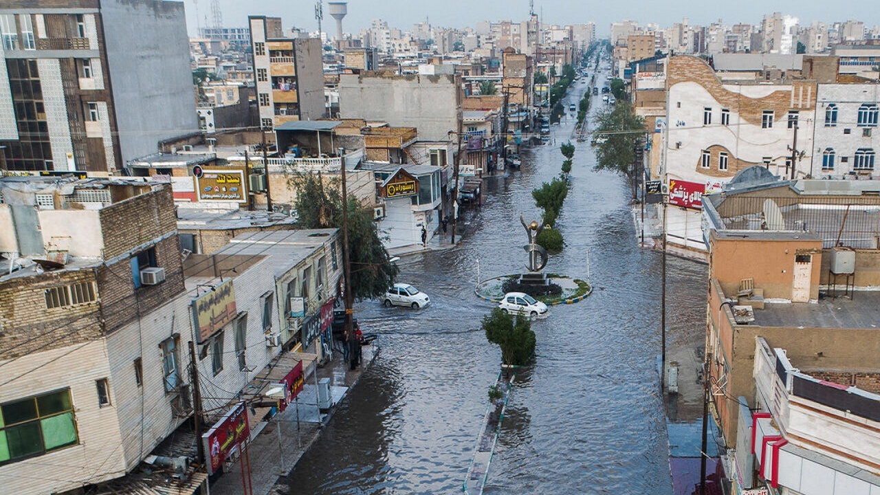 آسیب بارندگی ها در خوزستان و ادامه پیگیری برای ارزیابی خسارت ها
