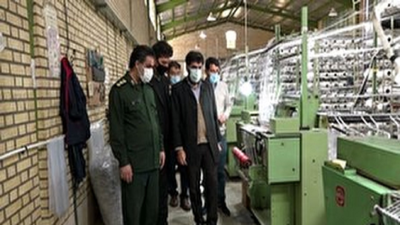 خط تولید پارچه ملت بلون در قم رسما افتتاح شد