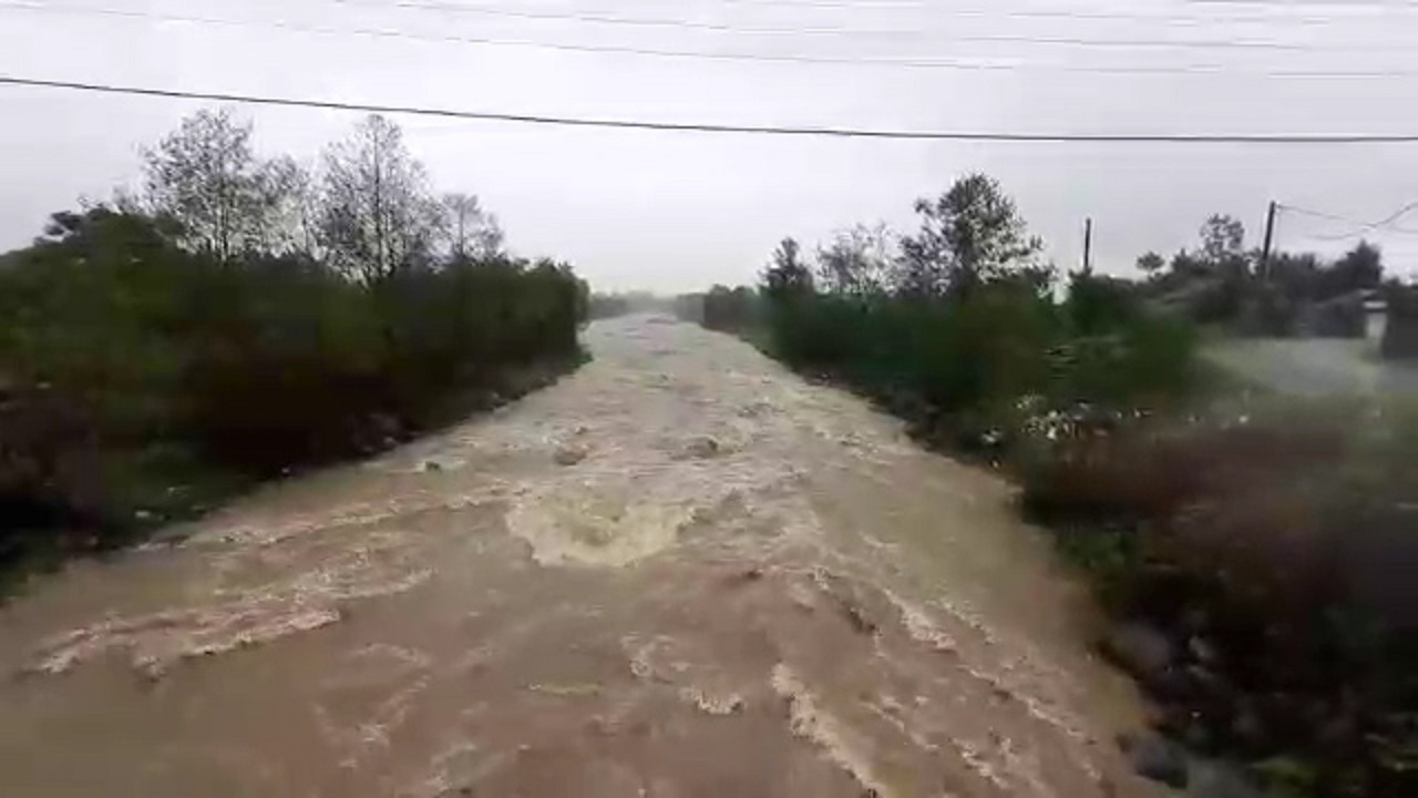 طغیان رودخانه‌ها در شهرستان رودان